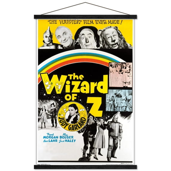 The Wizard Of Oz - One Sheet Wall Poster with Magnetic Frame, 22.375" x 34"