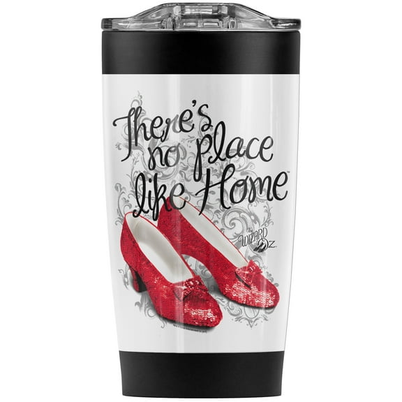 The Wizard Of Oz/Ruby Slippers Stainless Steel Tumbler 20 oz Coffee Travel Mug/Cup, Vacuum Insulated & Double Wall with Leakproof Sliding Lid | Great for Hot Drinks and Cold Beverages