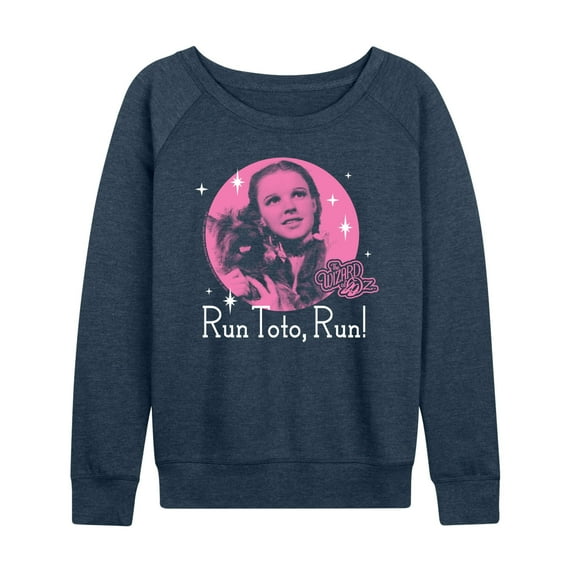 The Wizard Of Oz - Run Toto Run - Women's Lightweight French Terry Long Sleeve Shirt