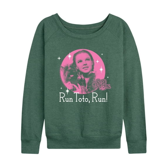 The Wizard Of Oz - Run Toto Run - Women's Lightweight French Terry Long Sleeve Shirt