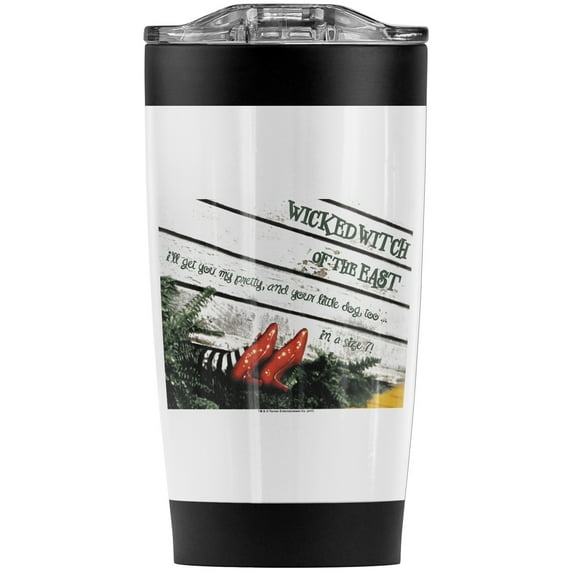 The Wizard Of Oz/Size 7 Stainless Steel Tumbler 20 oz Coffee Travel Mug/Cup, Vacuum Insulated & Double Wall with Leakproof Sliding Lid | Great for Hot Drinks and Cold Beverages