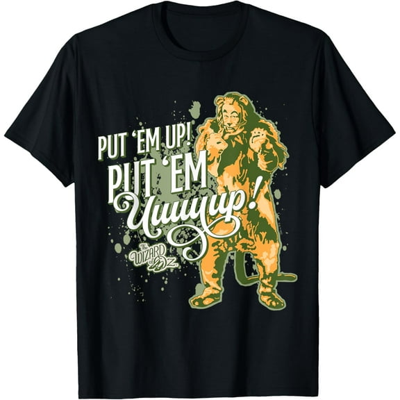 The Wizard Of Oz - The Cowardly Lion Put Em Up T-Shirt