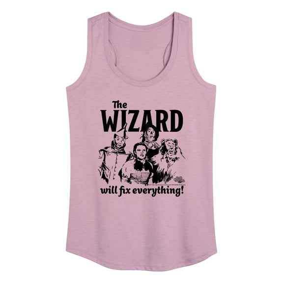 The Wizard Of Oz - The Wizard Will Fix Everything - Women's Racerback Tank Top