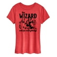 thumbnail image 1 of The Wizard Of Oz - The Wizard Will Fix Everything - Women's Short Sleeve Graphic T-Shirt, 1 of 5