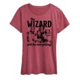 thumbnail image 1 of The Wizard Of Oz - The Wizard Will Fix Everything - Women's Short Sleeve Graphic T-Shirt, 1 of 5