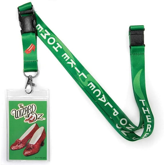 The Wizard of OZ Reversible Lanyard with Breakaway Clip and ID Holder