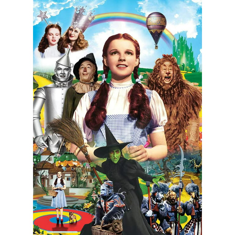 The Wizard of Oz 5D Diamond Painting by Number Kit, Full Drill Embroidery  Cross Stitch Picture Supplies Arts Craft Wall Sticker Decor 11.8x15.8 inch  