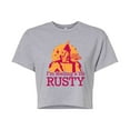 thumbnail image 1 of The Wizard of Oz - A Bit Rusty Tin Man - Juniors Cropped Cotton Blend T-Shirt, 1 of 5
