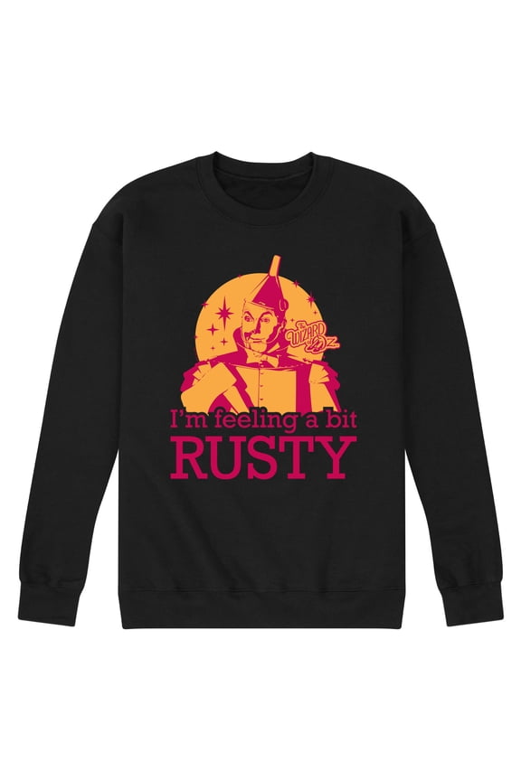 - A Bit Rusty Tin Man - Men's Crew Neck Fleece Pullover