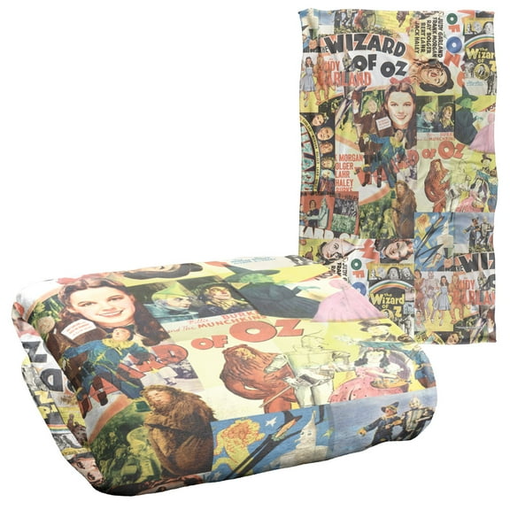 The Wizard of Oz All Over Character Print 2 Silky Touch Super Soft Throw Blanket 36' x 58'
