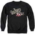 thumbnail image 1 of The Wizard of Oz Classic Logo Unisex Adult Crewneck Sweatshirt, Black, 5X-Large, 1 of 4