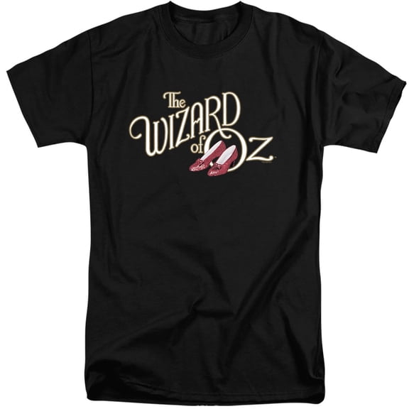 The Wizard of Oz Classic Logo Unisex Adult Tall T Shirt (3X-Large) Black
