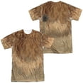thumbnail image 1 of The Wizard of Oz Cowardly Lion Costume Unisex Adult Sublimated T Shirt (Large) White (Front/Back), 1 of 2