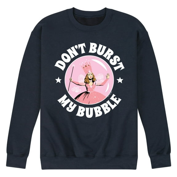 The Wizard of Oz - Don't Burst My Bubble - Men's Crew Neck Fleece Pullover