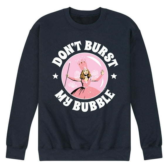 The Wizard of Oz - Don't Burst My Bubble - Men's Crew Neck Fleece Pullover
