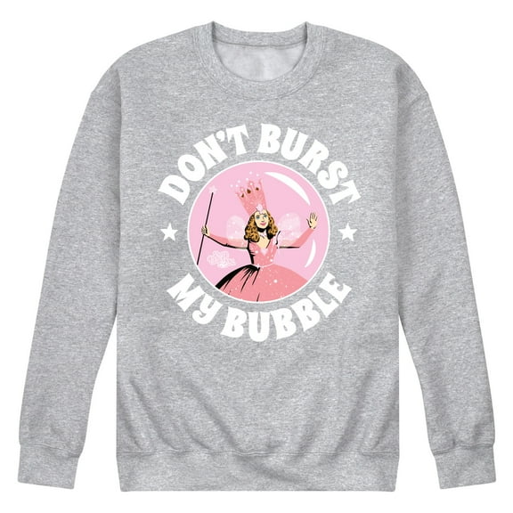 The Wizard of Oz - Don't Burst My Bubble - Men's Crew Neck Fleece Pullover