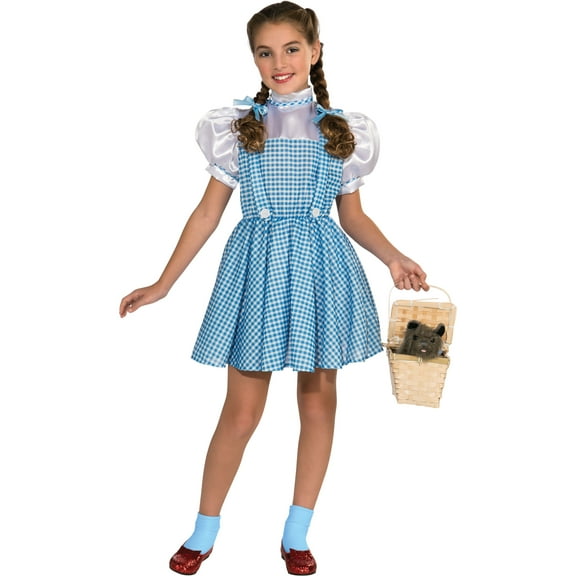 The Wizard of Oz Dorothy Deluxe Costume for Kids by Rubies, Girls Medium