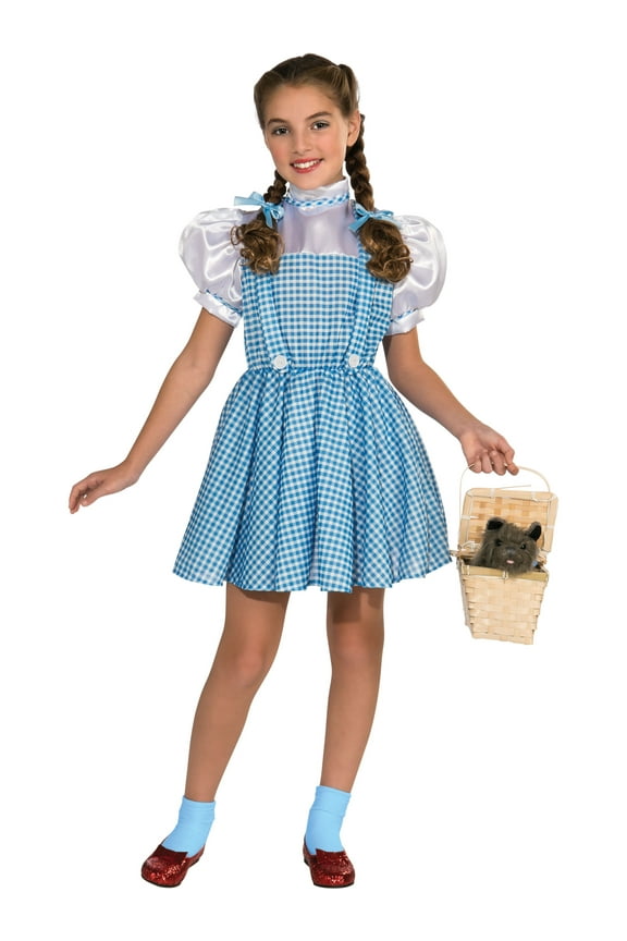 The Wizard of Oz Dorothy Girl's Halloween Fancy-Dress Costume for Child, S