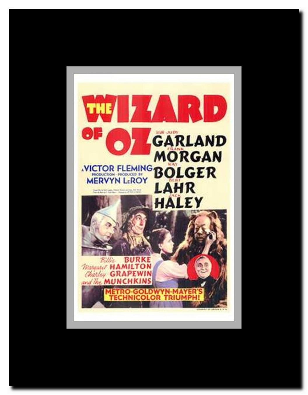 The Wizard of Oz Framed Movie Poster