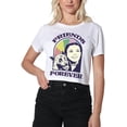thumbnail image 1 of The Wizard of Oz Friends Forever Women's Crop Top T-Shirt, White, Large, 1 of 4