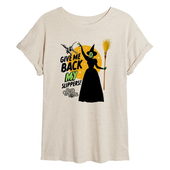 The Wizard of Oz - Give Me Back My Slippers - Juniors Ideal Flowy Muscle T-Shirt
