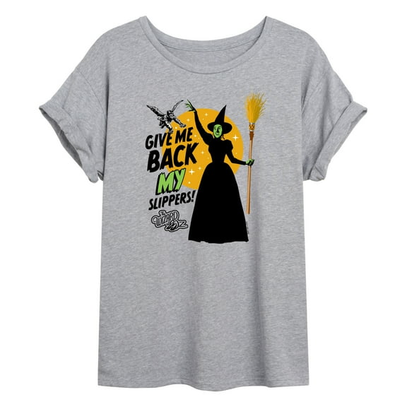 The Wizard of Oz - Give Me Back My Slippers - Juniors Ideal Flowy Muscle T-Shirt