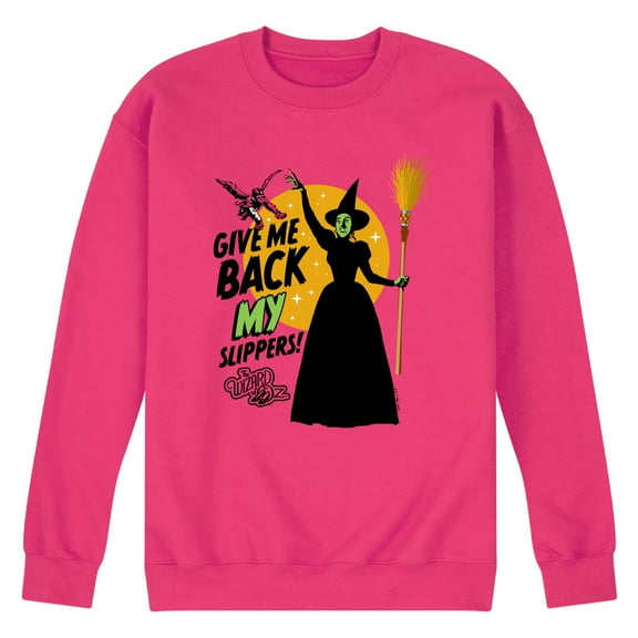 The Wizard of Oz - Give Me Back My Slippers - Men's Crew Neck Fleece Pullover