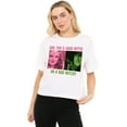 thumbnail image 1 of The Wizard Of Oz Good Witch Or Bad Witch Women's Boxy Cropped T-Shirt Casual Graphic Tee, 1 of 4