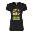 thumbnail image 1 of The Wizard of Oz - Green With Evil - Juniors Fitted Graphic T-Shirt, 1 of 5
