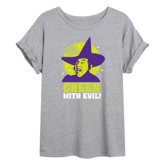 The Wizard of Oz - Green With Evil - Juniors Ideal Flowy Muscle T-Shirt