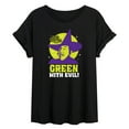 thumbnail image 1 of The Wizard of Oz - Green With Evil - Juniors Ideal Flowy Muscle T-Shirt, 1 of 5