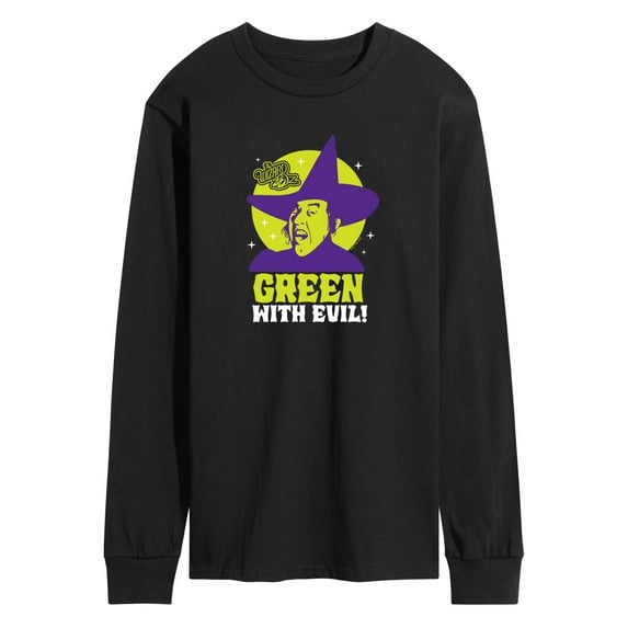 The Wizard of Oz - Green With Evil - Men's Long Sleeve T-Shirt