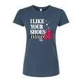 thumbnail image 1 of The Wizard of Oz - I Like Your Shoes - Juniors Fitted Graphic T-Shirt, 1 of 5