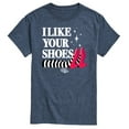 thumbnail image 1 of The Wizard of Oz - I Like Your Shoes Ruby Slippers - Men's Short Sleeve Graphic T-Shirt, 1 of 5
