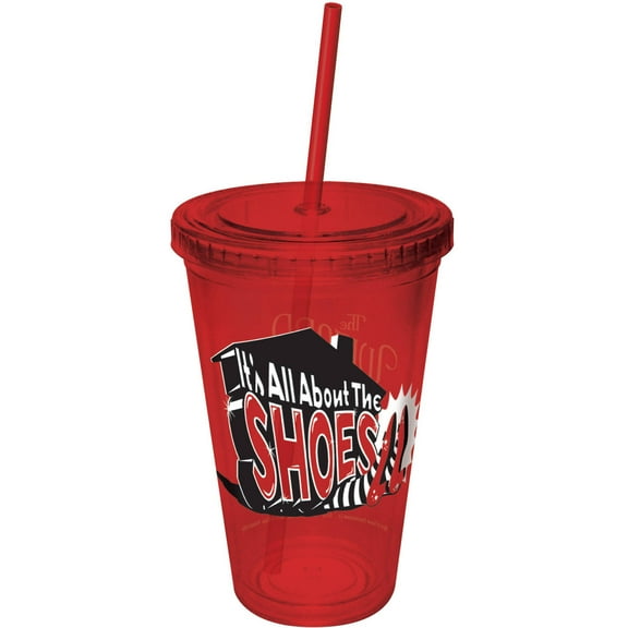 The Wizard of Oz It's All About the Shoes 16-Ounce Cup with Straw