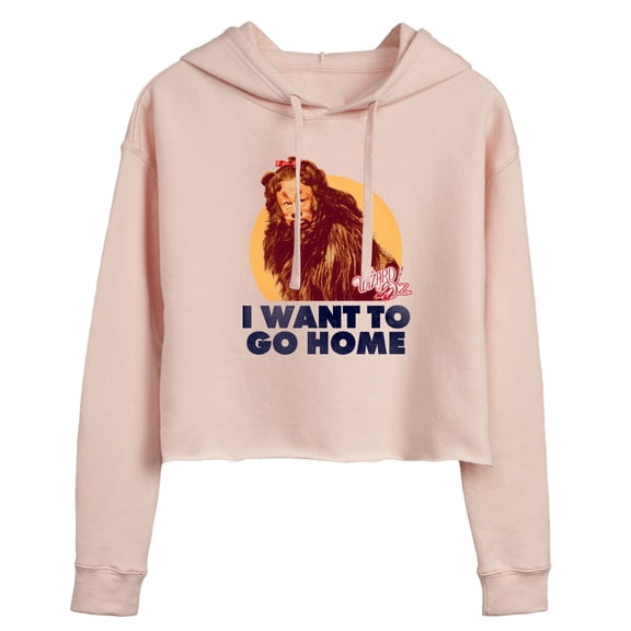 The Wizard of Oz - Lion Home - Juniors Cropped Pullover Hoodie