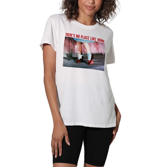The Wizard of Oz No Place Like Home Women's Loose T-Shirt, White, 2X-Large