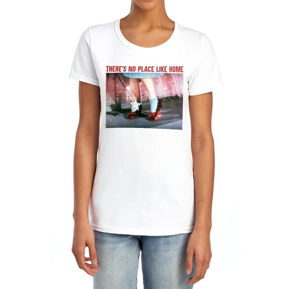 The Wizard of Oz No Place Like Home Women's T Shirt, White, Medium