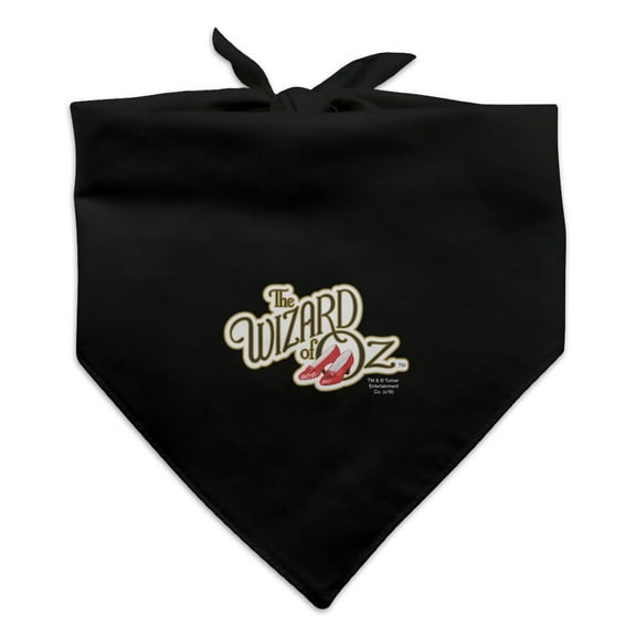 The Wizard of Oz Ruby Slippers Logo Dog Pet Bandana
