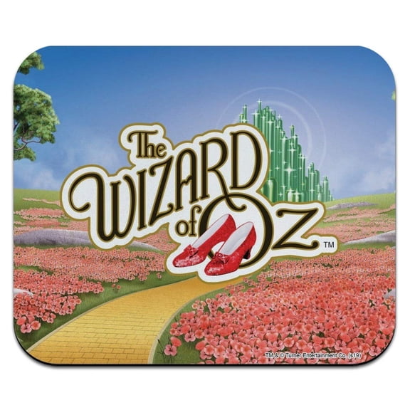 The Wizard of Oz Ruby Slippers Logo Low Profile Thin Mouse Pad Mousepad