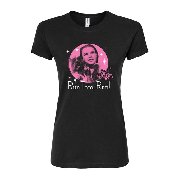 The Wizard of Oz - Run Toto Run - Juniors Fitted Graphic T-Shirt