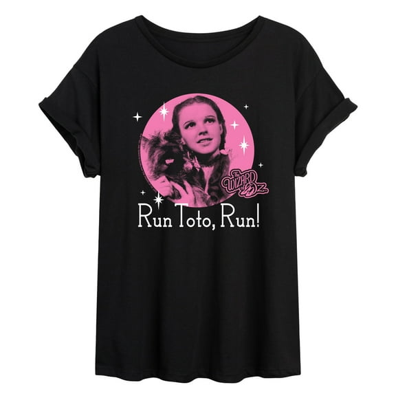 The Wizard of Oz - Run Toto Run - Juniors Ideal Flowy Muscle T-Shirt