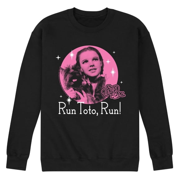 The Wizard of Oz - Run Toto Run - Men's Crew Neck Fleece Pullover