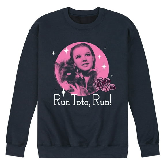 The Wizard of Oz - Run Toto Run - Men's Crew Neck Fleece Pullover
