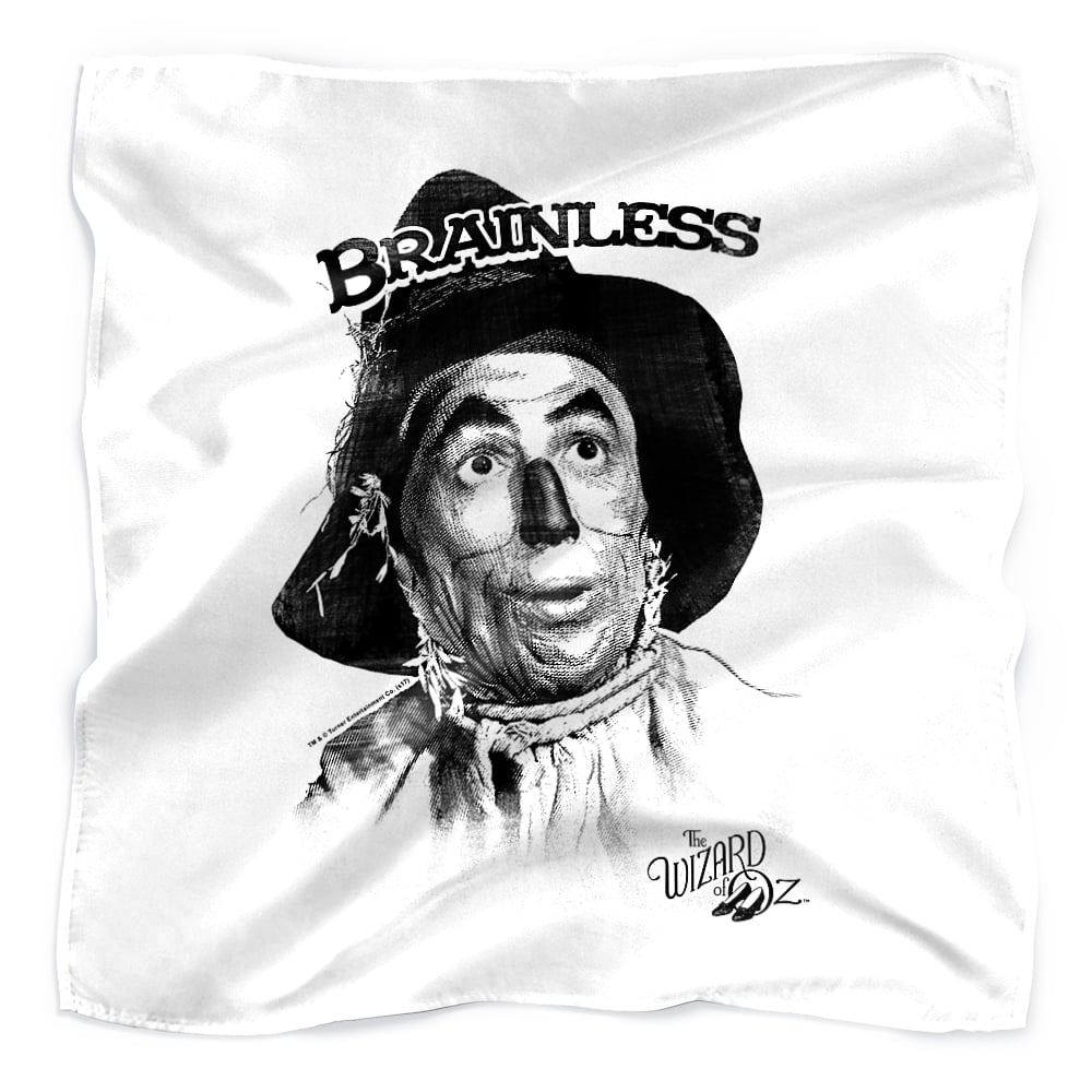 The Wizard of Oz Scarecrow Brainless Bandana (21 in x 21 in) - Walmart.com