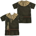 thumbnail image 1 of The Wizard of Oz Scarecrow Costume Unisex Adult Sublimated T Shirt (Small) White (Front/Back), 1 of 2