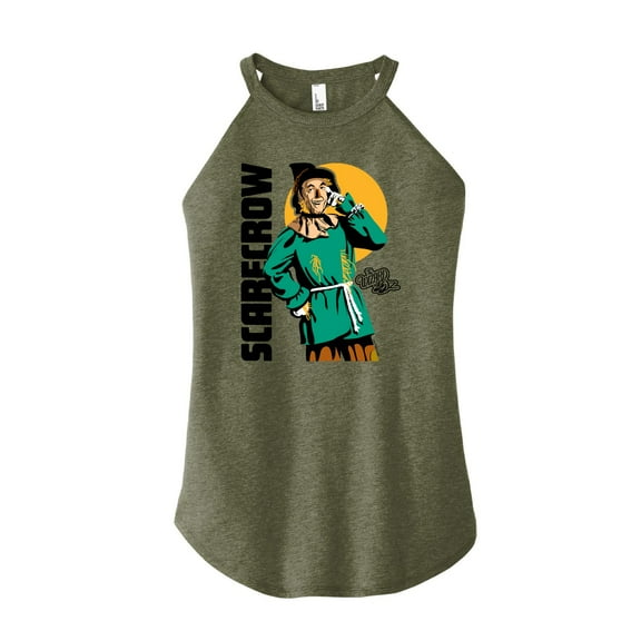 The Wizard of Oz - Scarecrow - Juniors High Neck Tank Top