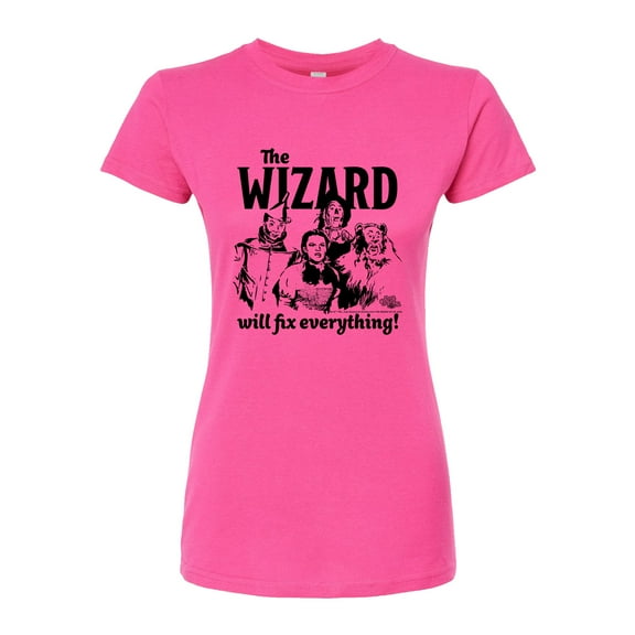 The Wizard of Oz - The Wizard Will Fix Everything - Juniors Fitted Graphic T-Shirt