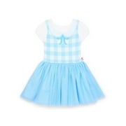 DISNEY Toddler Girl Santa Velour Cosplay Dress, Sizes 12M-5T