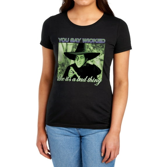 The Wizard of Oz Wicked Witch Women's T Shirt, Black, 2X-Large